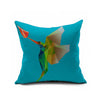 Cotton Flax Pillow Cushion Cover Flower Bird   HN079 - Mega Save Wholesale & Retail