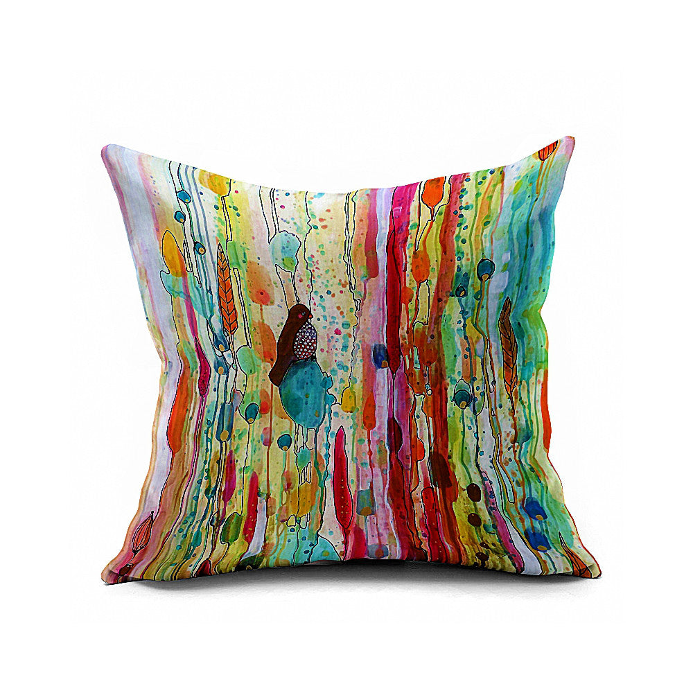 Cotton Flax Pillow Cushion Cover Flower Bird   HN086 - Mega Save Wholesale & Retail