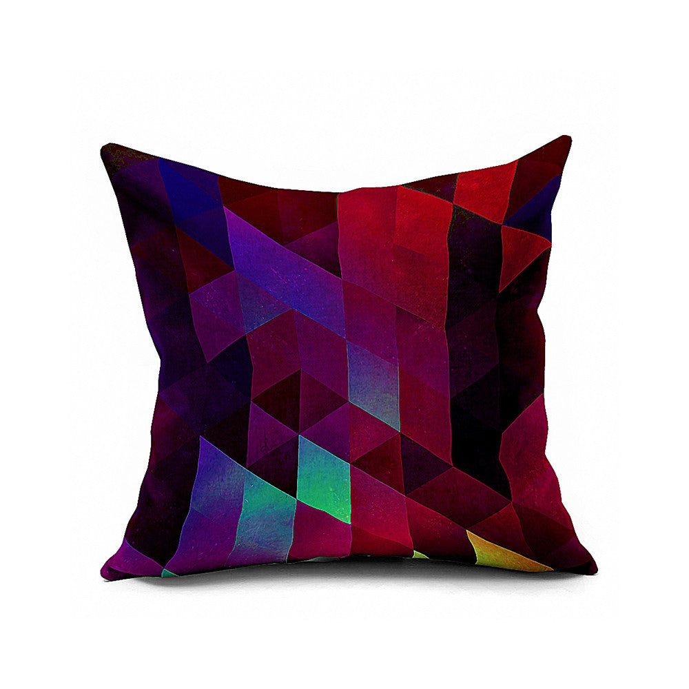 Cotton Flax Pillow Cushion Cover Geometry    JH009 - Mega Save Wholesale & Retail