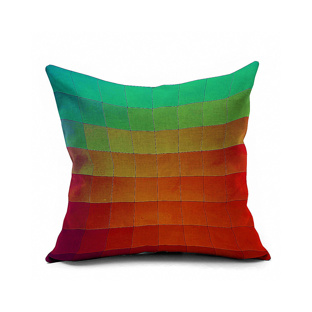 Cotton Flax Pillow Cushion Cover Geometry    JH030 - Mega Save Wholesale & Retail