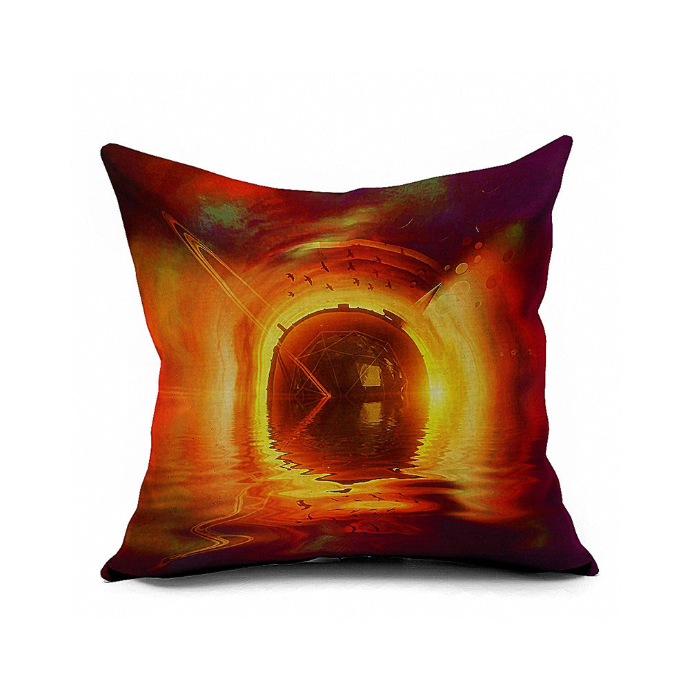 Cotton Flax Pillow Cushion Cover Geometry    JH037 - Mega Save Wholesale & Retail