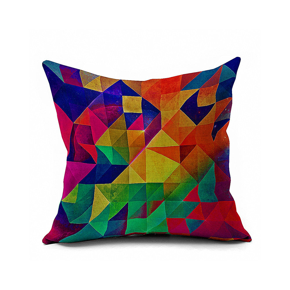 Cotton Flax Pillow Cushion Cover Geometry    JH051 - Mega Save Wholesale & Retail