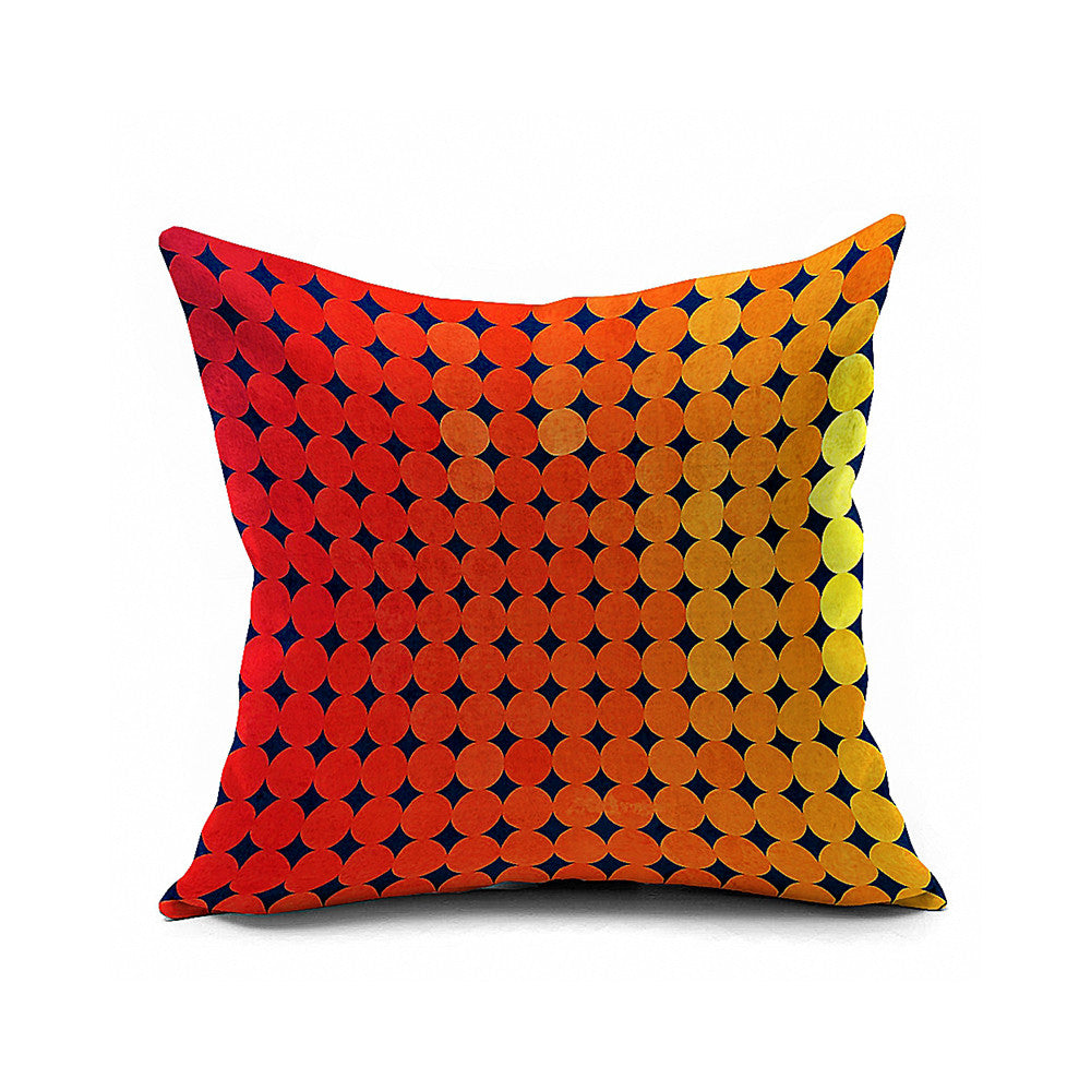 Cotton Flax Pillow Cushion Cover Geometry    JH053 - Mega Save Wholesale & Retail