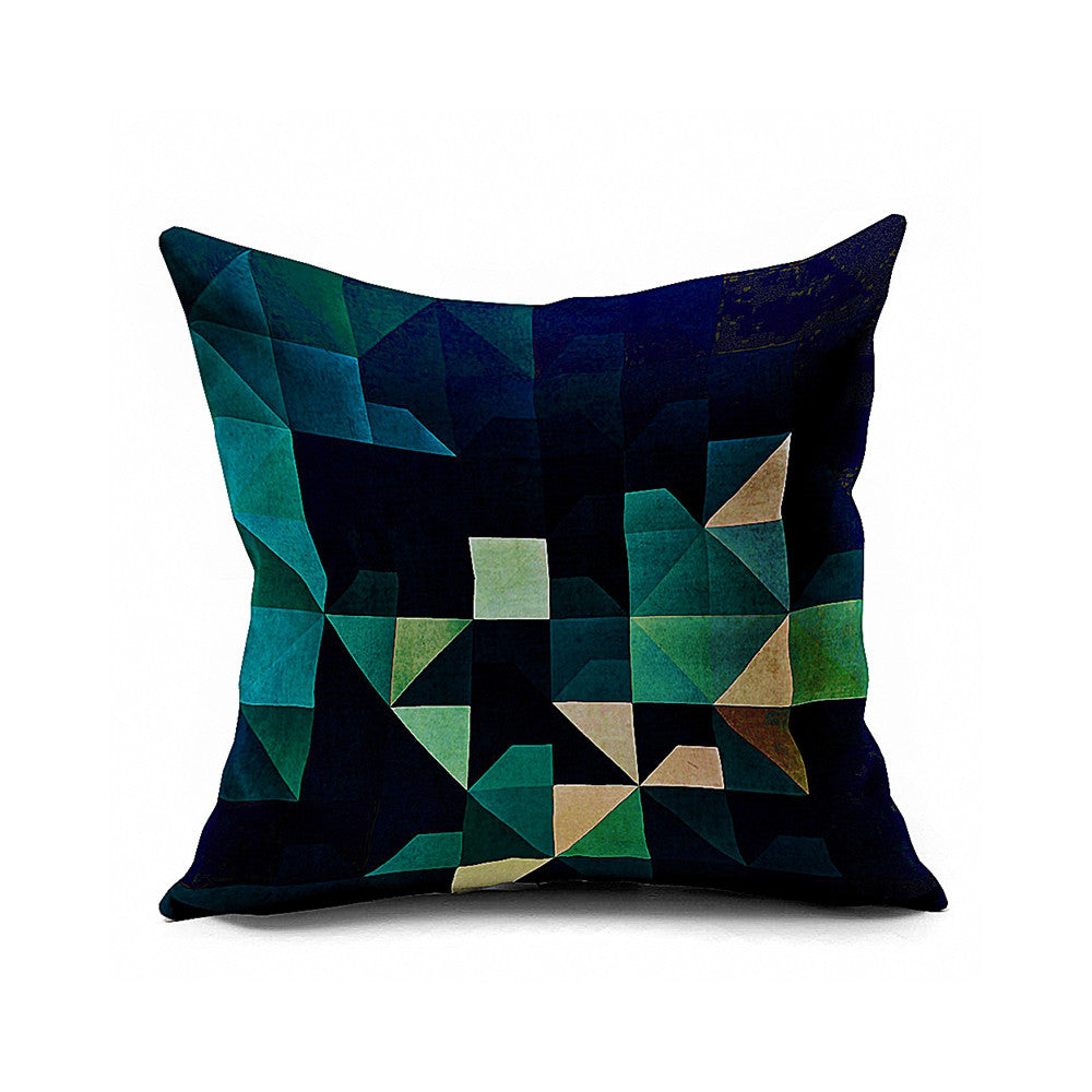 Cotton Flax Pillow Cushion Cover Geometry    JH055 - Mega Save Wholesale & Retail