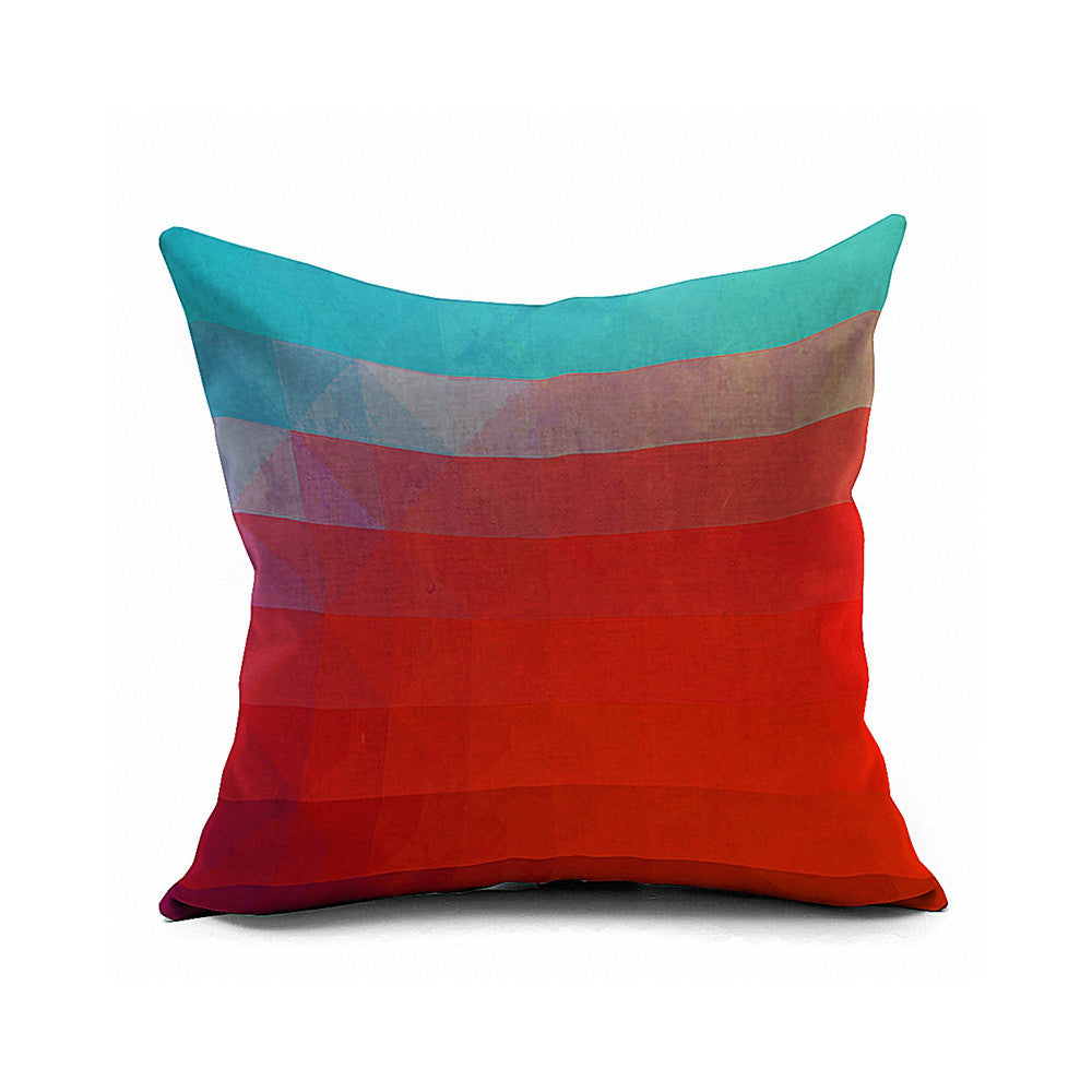 Cotton Flax Pillow Cushion Cover Geometry    JH056 - Mega Save Wholesale & Retail