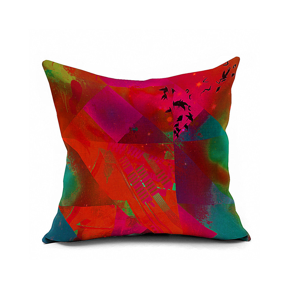 Cotton Flax Pillow Cushion Cover Geometry    JH062 - Mega Save Wholesale & Retail