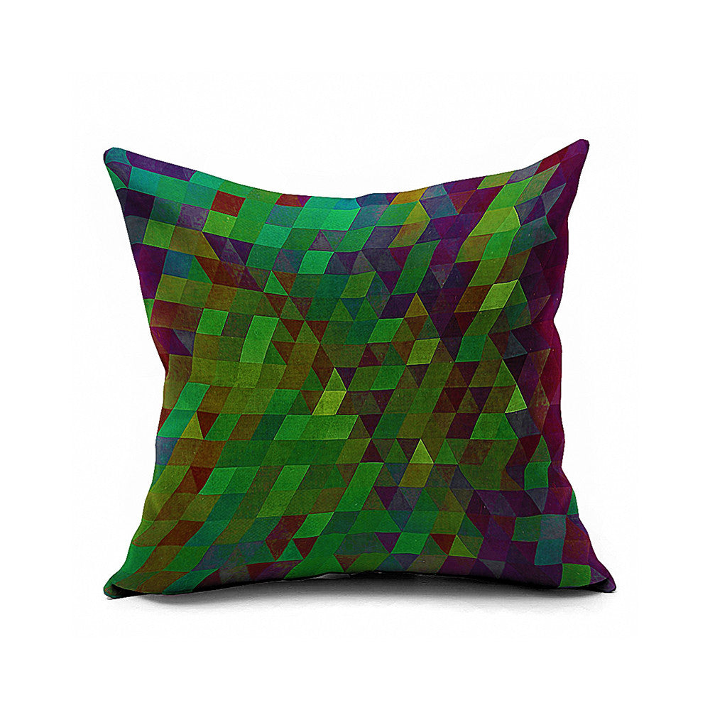 Cotton Flax Pillow Cushion Cover Geometry    JH063 - Mega Save Wholesale & Retail