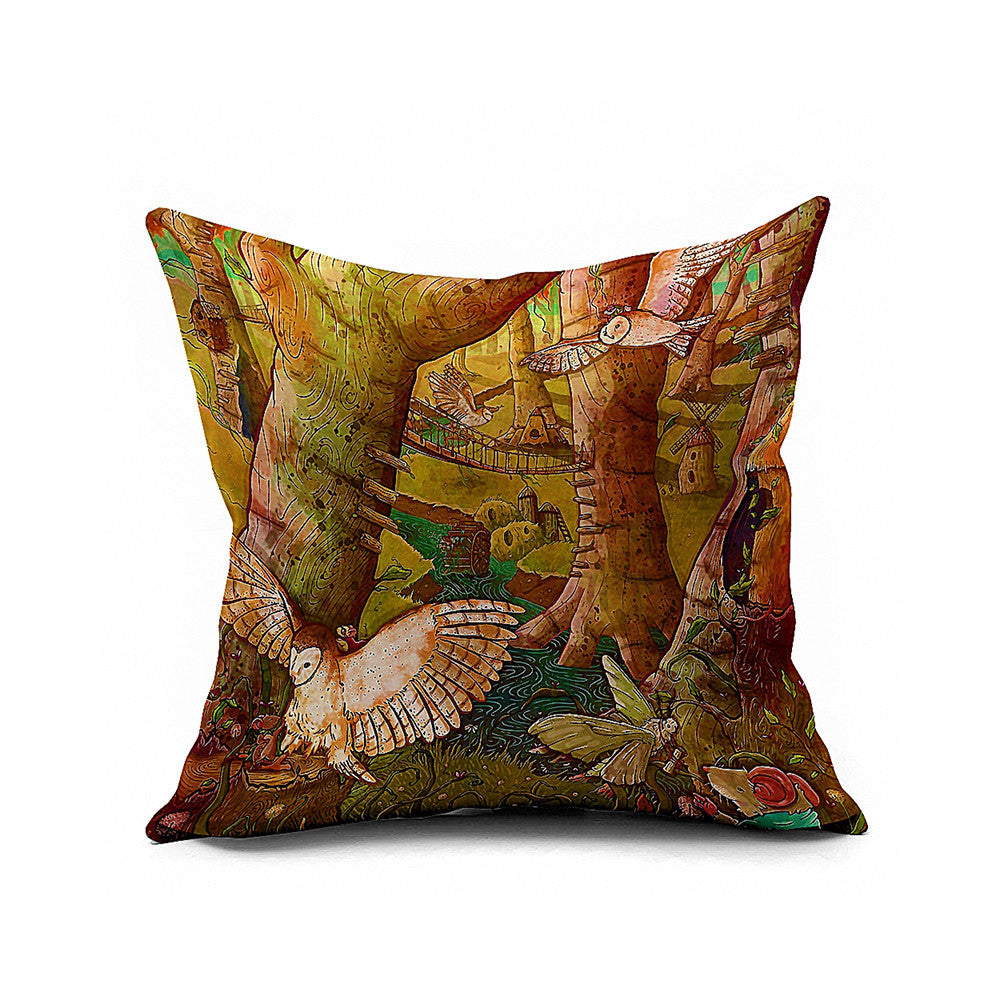 Cotton Flax Pillow Cushion Cover Geometry    JH084 - Mega Save Wholesale & Retail