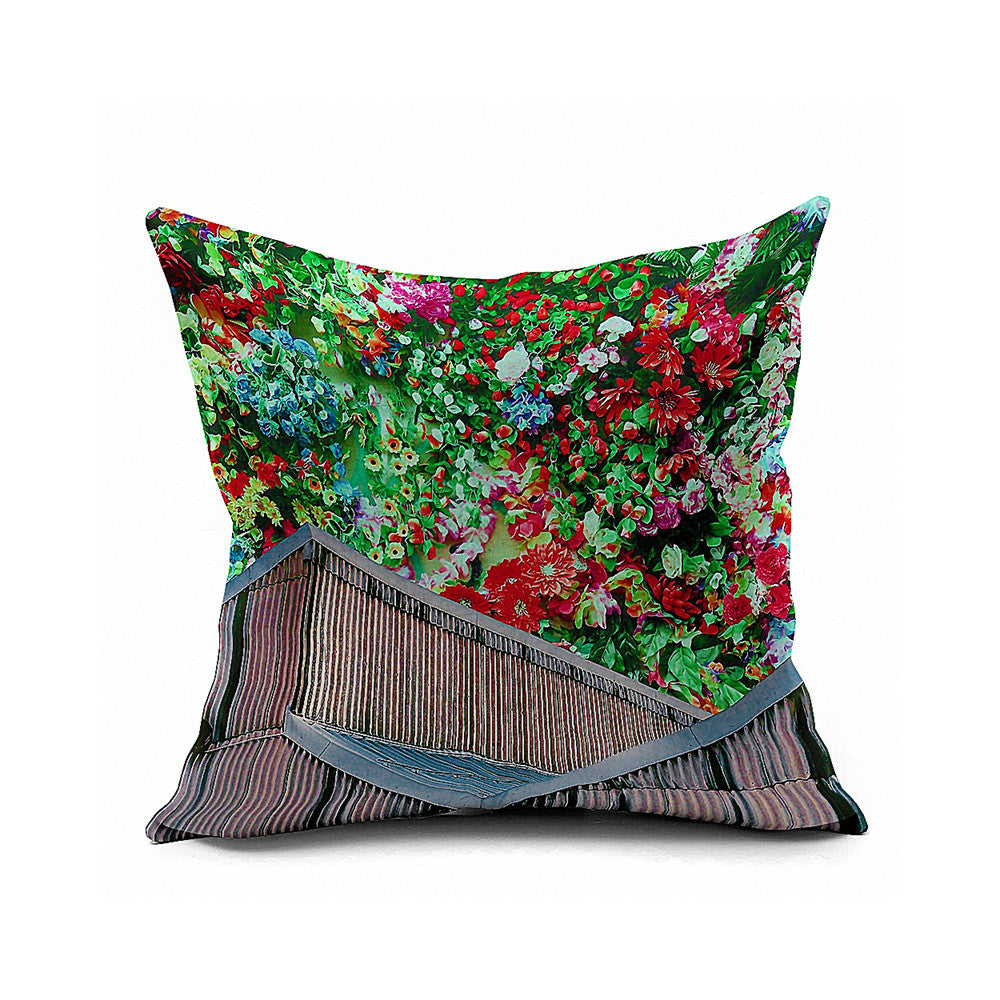 Cotton Flax Pillow Cushion Cover Geometry    JH100 - Mega Save Wholesale & Retail