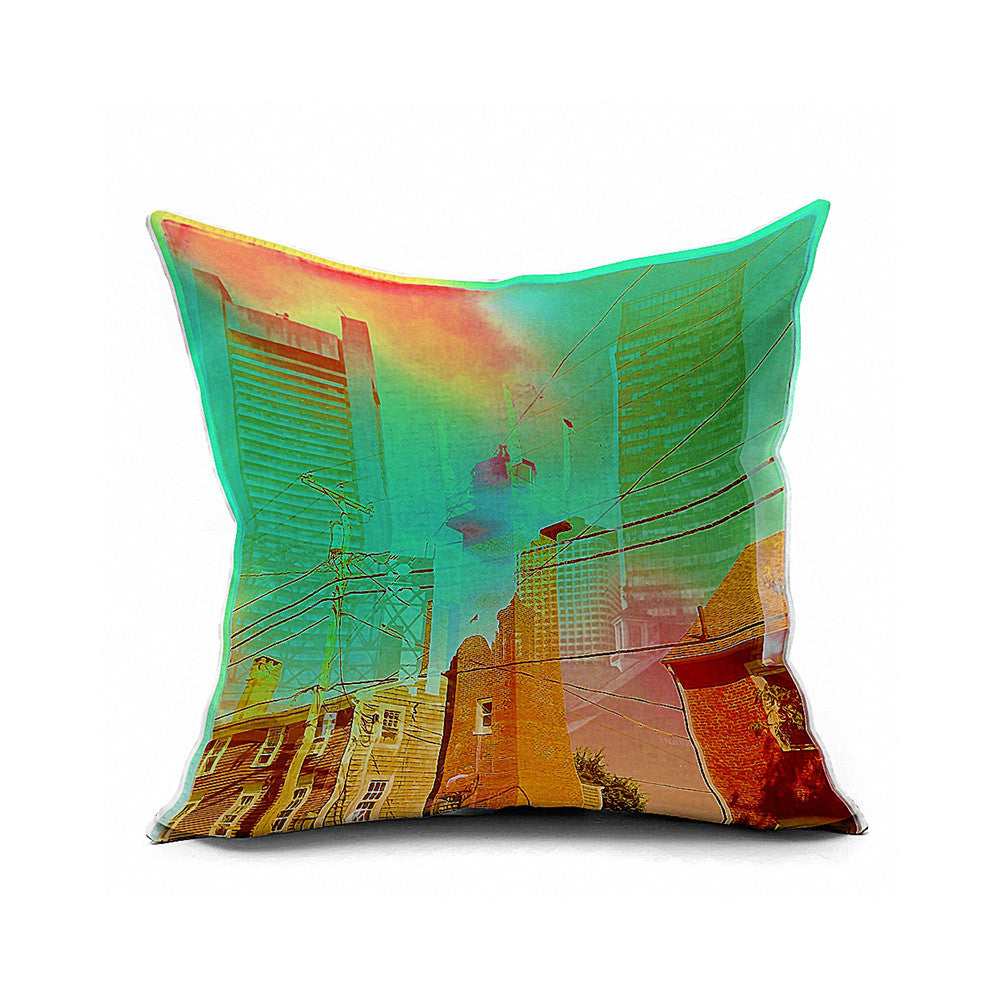 Cotton Flax Pillow Cushion Cover Geometry    JH112 - Mega Save Wholesale & Retail