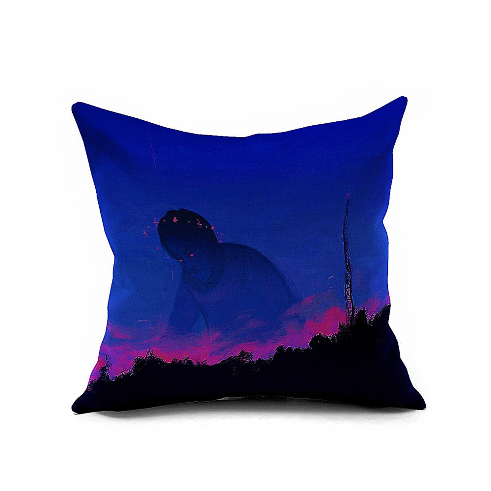 Cotton Flax Pillow Cushion Cover Geometry    JH120 - Mega Save Wholesale & Retail