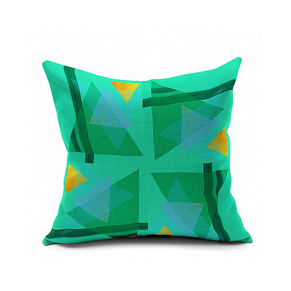 Cotton Flax Pillow Cushion Cover Geometry    JH133 - Mega Save Wholesale & Retail