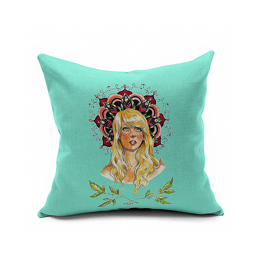 Cotton Flax Pillow Cushion Cover Geometry    JH136 - Mega Save Wholesale & Retail