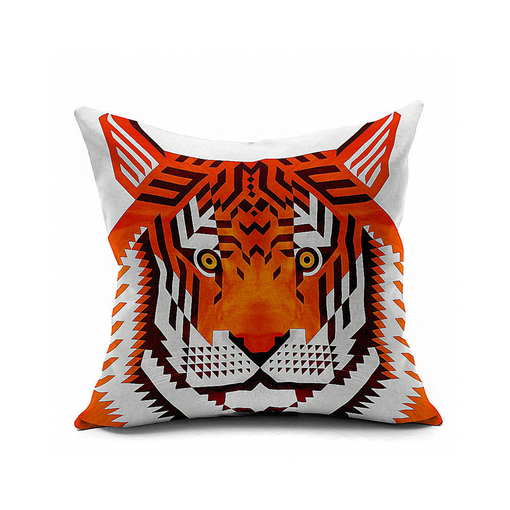 Cotton Flax Pillow Cushion Cover Geometry    JH141 - Mega Save Wholesale & Retail