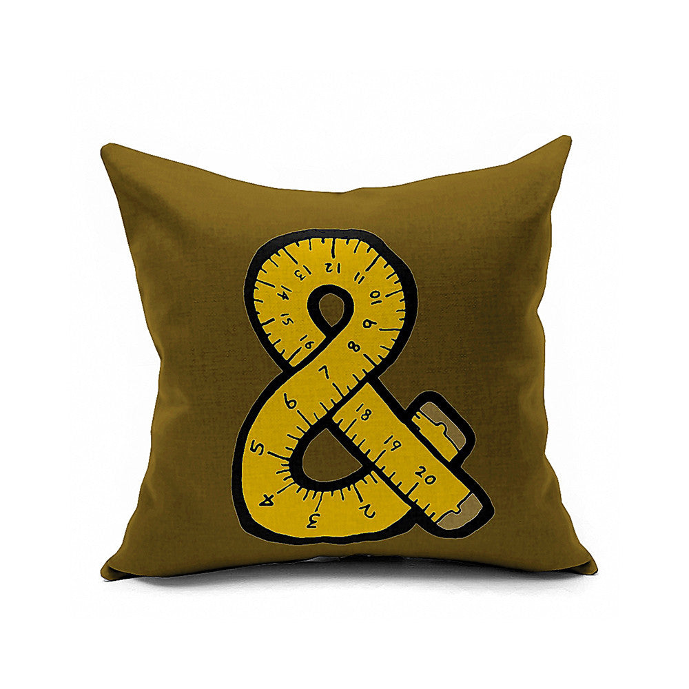 Cotton Flax Pillow Cushion Cover Geometry    JH147 - Mega Save Wholesale & Retail