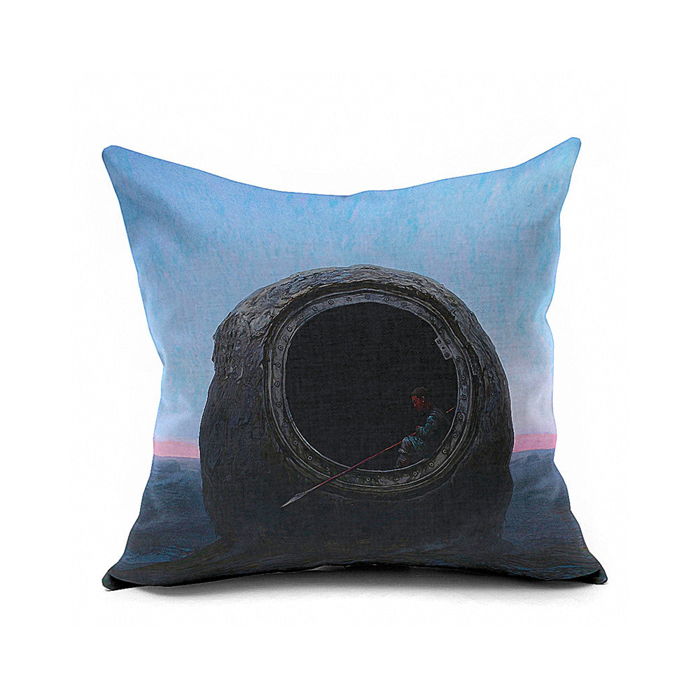 Cotton Flax Pillow Cushion Cover Geometry    JH162 - Mega Save Wholesale & Retail