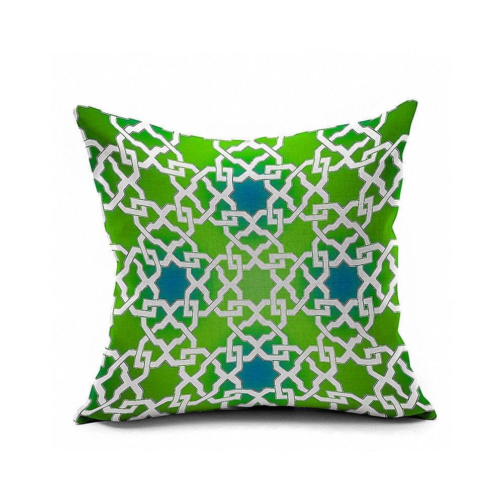Cotton Flax Pillow Cushion Cover Geometry    JH192 - Mega Save Wholesale & Retail