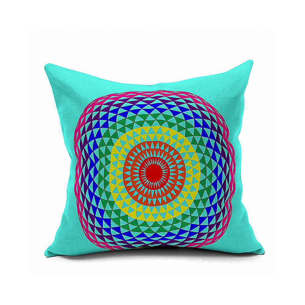 Cotton Flax Pillow Cushion Cover Geometry    JH193 - Mega Save Wholesale & Retail