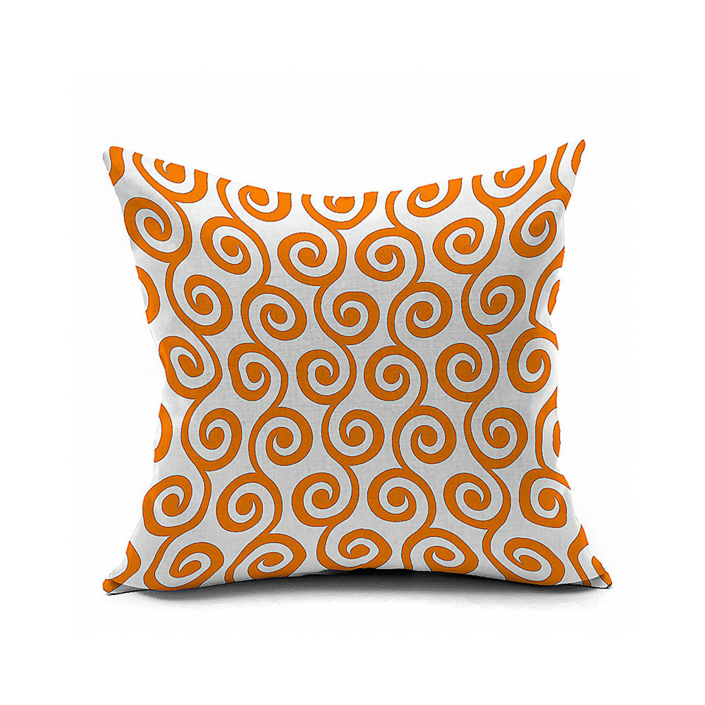 Cotton Flax Pillow Cushion Cover Geometry    JH195 - Mega Save Wholesale & Retail