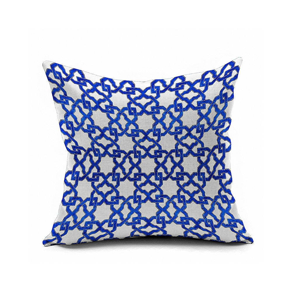 Cotton Flax Pillow Cushion Cover Geometry    JH200 - Mega Save Wholesale & Retail
