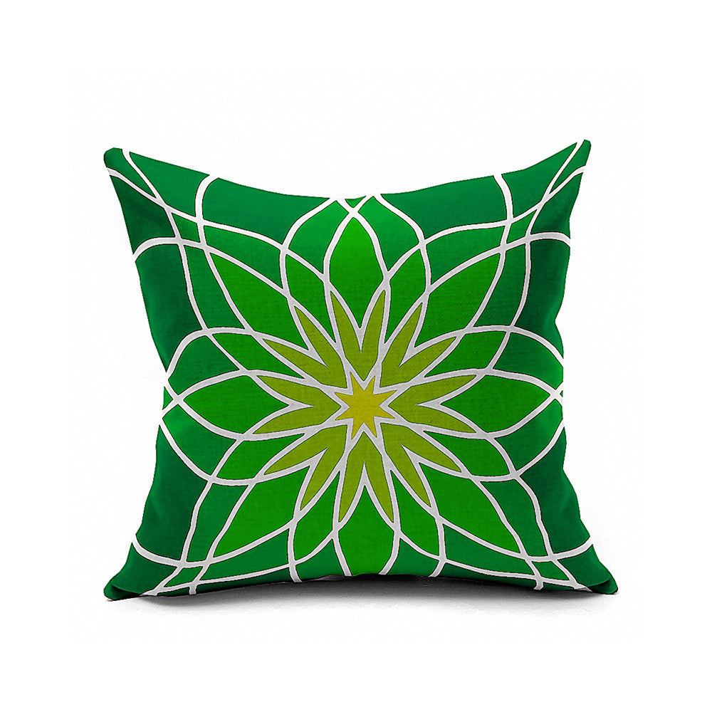 Cotton Flax Pillow Cushion Cover Geometry    JH206 - Mega Save Wholesale & Retail