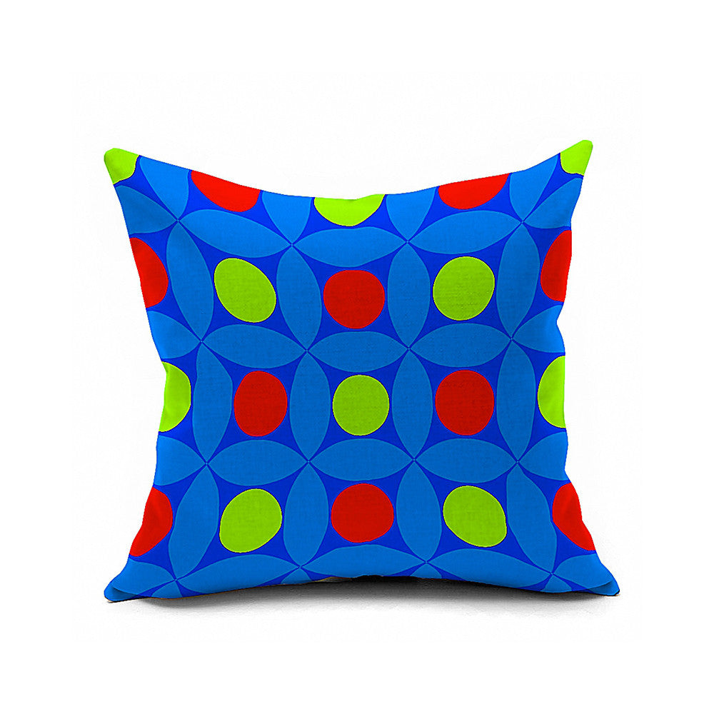 Cotton Flax Pillow Cushion Cover Geometry    JH208 - Mega Save Wholesale & Retail