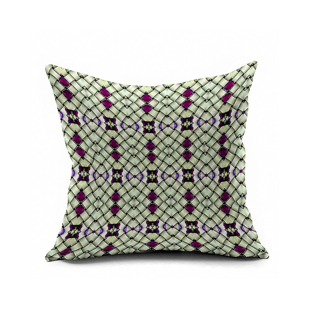 Cotton Flax Pillow Cushion Cover Geometry    JH246 - Mega Save Wholesale & Retail