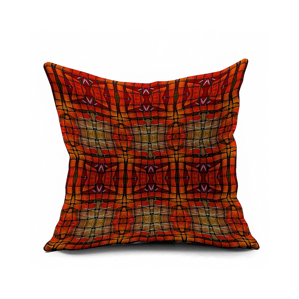 Cotton Flax Pillow Cushion Cover Geometry    JH249 - Mega Save Wholesale & Retail