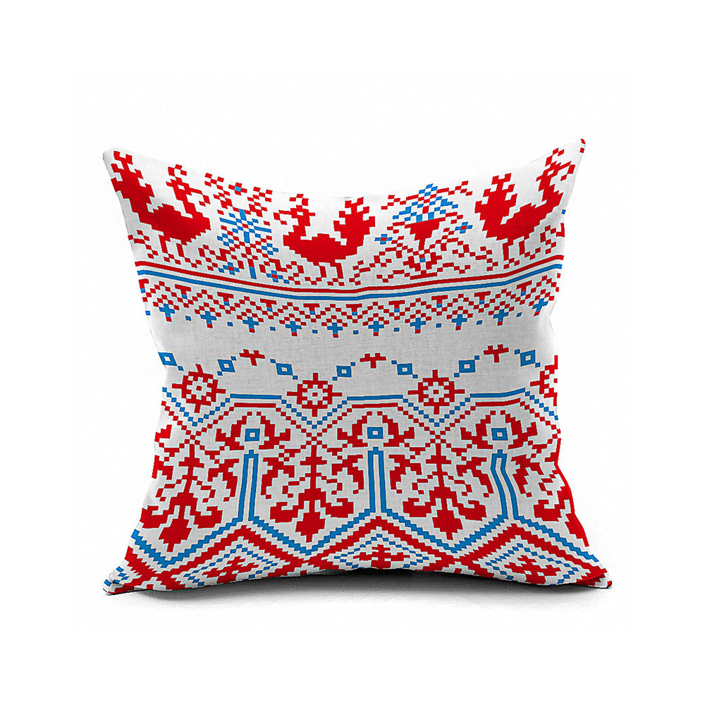 Cotton Flax Pillow Cushion Cover Geometry    JH308 - Mega Save Wholesale & Retail