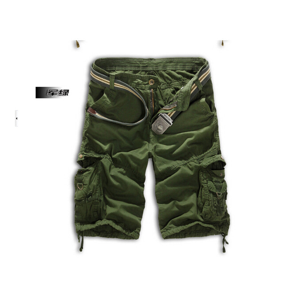 Fashion Mens Work Trousers Military Army Cargo Camo Combat Multi-pocket Pants   Army green - Mega Save Wholesale & Retail