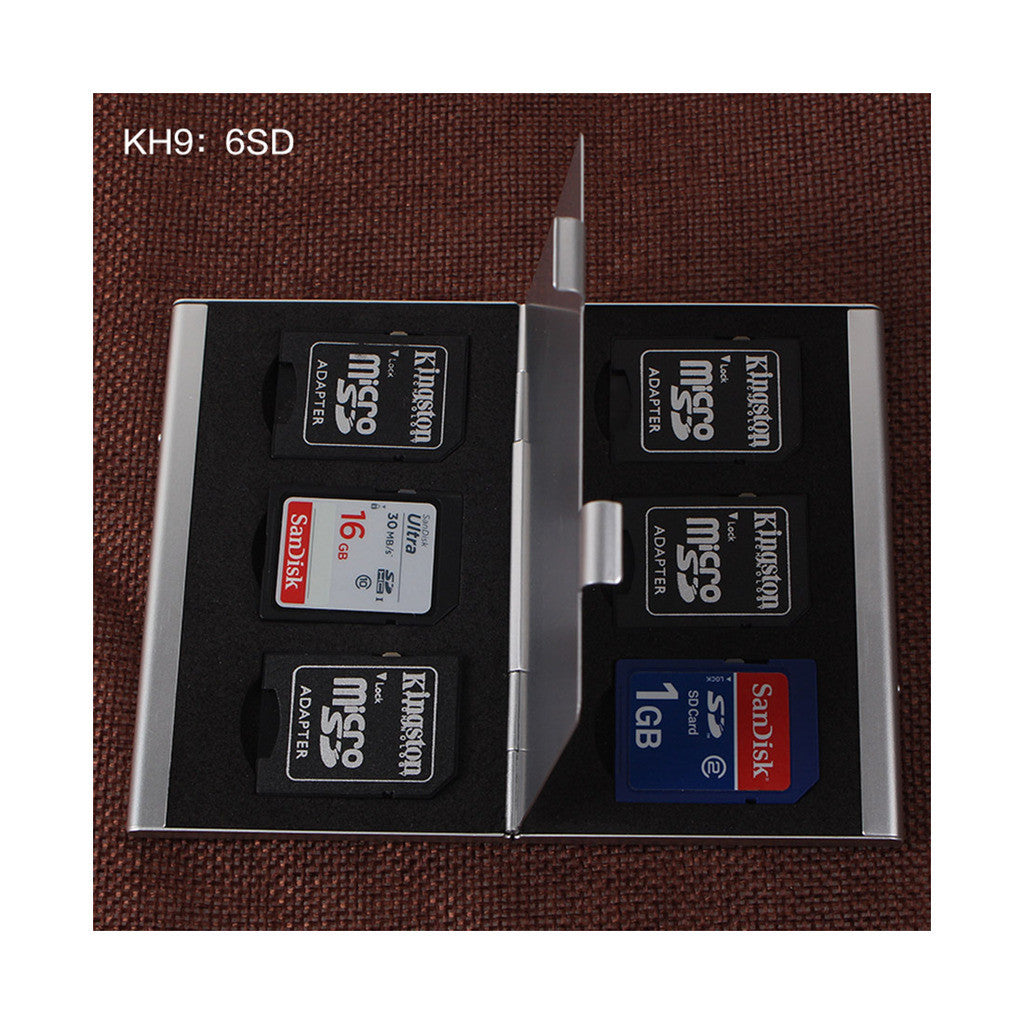 Metal Multifuntional Card Box PSV CF SD TF Memory Card Storage Box KH9    6PSV - Mega Save Wholesale & Retail - 2