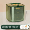 Kitchen Food Storage Box Containers Rice Bucket Insect and Moisture-proof Sealing Food Grade Flour Cereal Dog Food Storage Tank Green-5kg