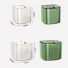 Kitchen Food Storage Box Containers Rice Bucket Insect and Moisture-proof Sealing Food Grade Flour Cereal Dog Food Storage Tank Green-5kg