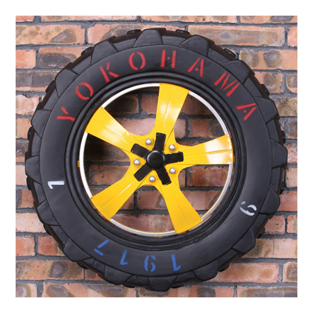 Vintage Car Tyre Bar Cafes Wall Hanging Decoration LT02 - Mega Save Wholesale & Retail - 1