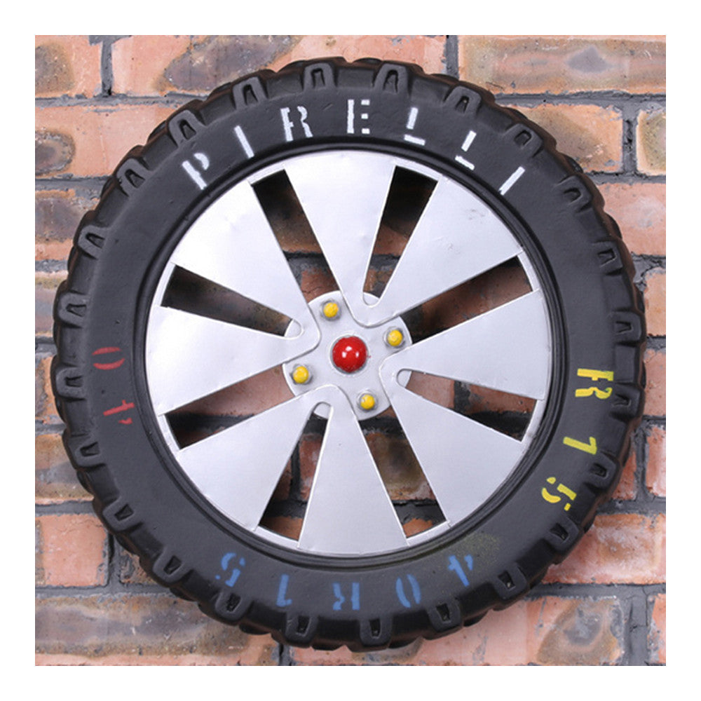 Vintage Car Tyre Bar Cafes Wall Hanging Decoration LT04 - Mega Save Wholesale & Retail - 1