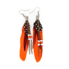 AliExpress Ebey sources of foreign trade fashion Boximiya multicolor meters living feather earrings wholesale   ORANGE - Mega Save Wholesale & Retail - 1