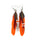 AliExpress Ebey sources of foreign trade fashion Boximiya multicolor meters living feather earrings wholesale   ORANGE - Mega Save Wholesale & Retail - 1