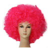 Fashion Afro Cosplay Curly Clown Party 70s Disco Cosplay Wig Cheering Squad Clown   Pink - Mega Save Wholesale & Retail