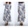 hotsale vintage blue and white porcelain printed dress long casual dress M - Mega Save Wholesale & Retail - 1