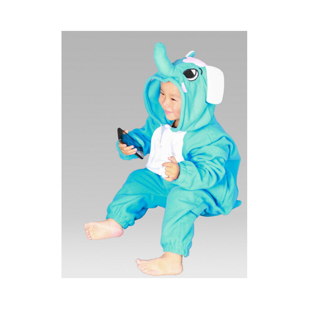 Kids Cute Cartoon Sleepwear Pajamas Cosplay Costume Animal Onesie Suit Fancy Dress  Elephant - Mega Save Wholesale & Retail