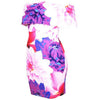 Floral Printing Off-The-Shoulder Sexy Elegant Mini Party Dress women - Mega Save Wholesale & Retail - 2
