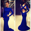 Sexy Women Backless Prom Gown Bodycon Ball Party Evening Formal Maxi Long Dress Red - Mega Save Wholesale & Retail - 3