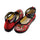 Vintage Embroidered Flat Ballet Ballerina Cotton Chinese Fashion Shoes for Women in Vibrant Red Floral Design - Mega Save Wholesale & Retail - 2