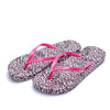 Check Out the New Korean Version of Non-Slip Leather Flip Flops for Women in Casual Summer Style & Red Leopard Print Design - Mega Save Wholesale & Retail - 1