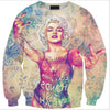 Womens Mens 3D Print Realistic Space Galaxy Animals Hoodie Sweatshirt Top Jumper Monroe SWS0130 - Mega Save Wholesale & Retail