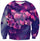 Womens Mens 3D Print Realistic Space Galaxy Animals Hoodie Sweatshirt Top Jumper Purple SWS0221 - Mega Save Wholesale & Retail