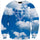 Womens Mens 3D Print Realistic Space Galaxy Animals Hoodie Sweatshirt Top Jumper Blue sky SWS0223 - Mega Save Wholesale & Retail