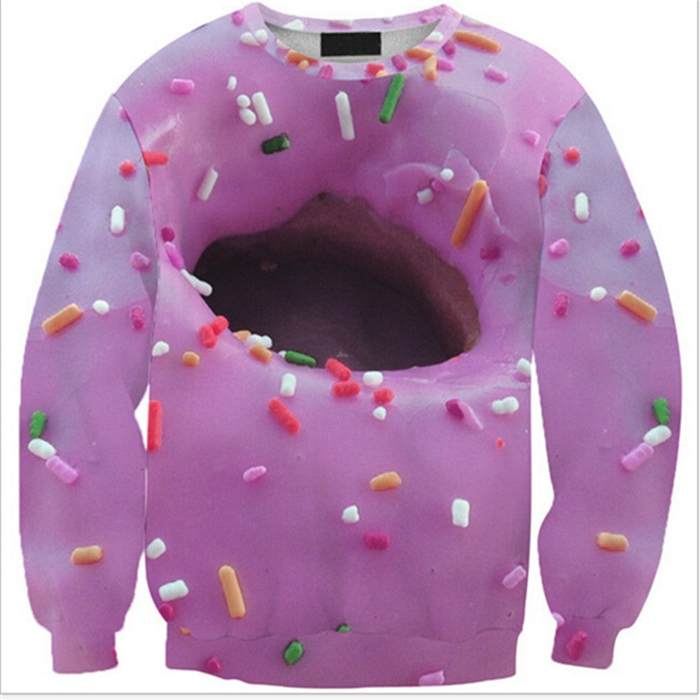 Womens Mens 3D Print Realistic Space Galaxy Animals Hoodie Sweatshirt Top Jumper Sweet circle SWS0234 - Mega Save Wholesale & Retail