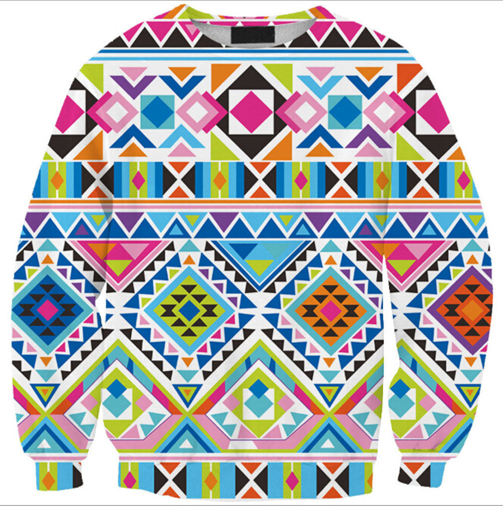 Womens Mens 3D Print Realistic Space Galaxy Animals Hoodie Sweatshirt Top Jumper Lattice SWS0242 - Mega Save Wholesale & Retail