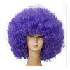 Fashion Afro Cosplay Curly Clown Party 70s Disco Cosplay Wig Cheering Squad Clown   Sapphire - Mega Save Wholesale & Retail